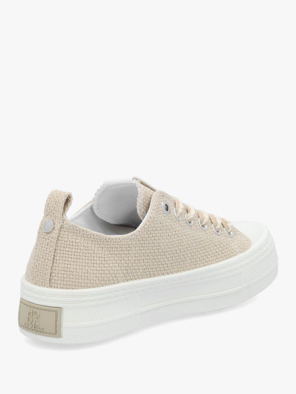 Betta Natural Chunky Platform Trainers