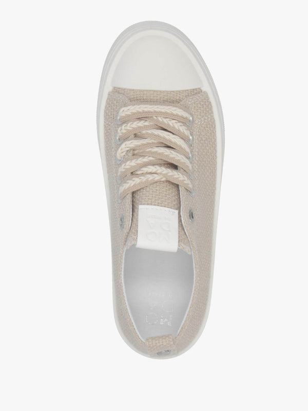 Betta Natural Chunky Platform Trainers