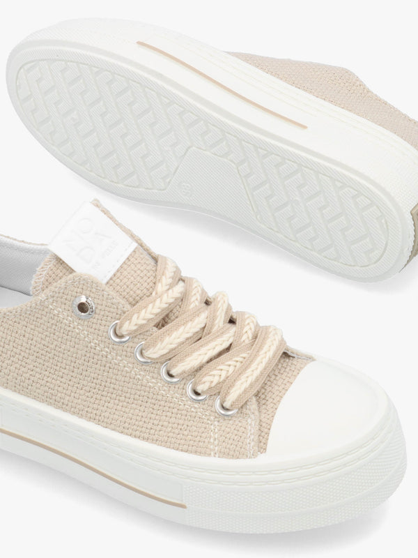 Betta Natural Chunky Platform Trainers