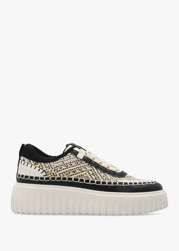 Barika Black Chunky Flatform Trainers