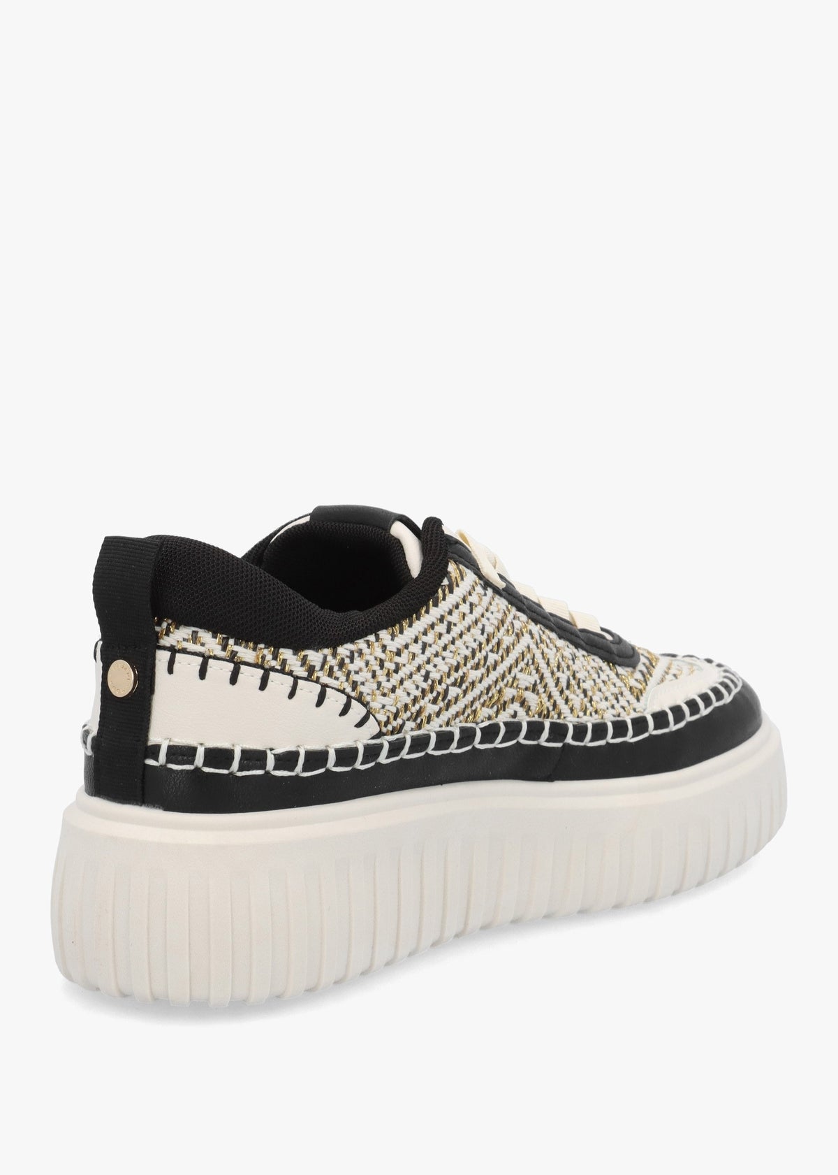 Barika Black Chunky Flatform Trainers