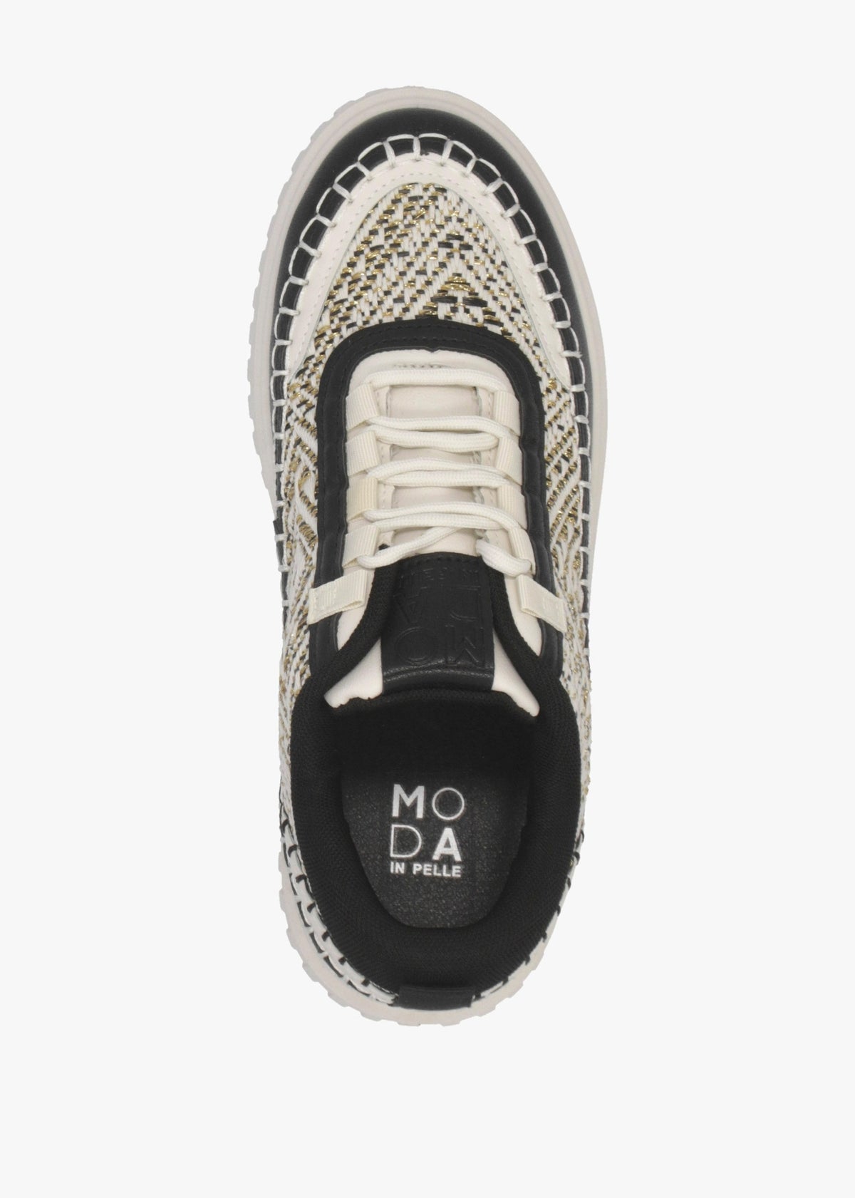 Barika Black Chunky Flatform Trainers