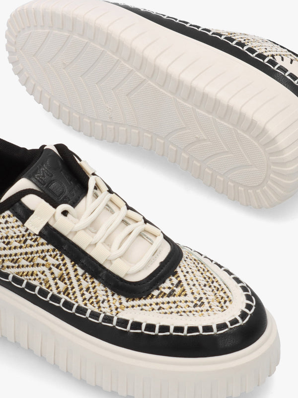 Barika Black Chunky Flatform Trainers