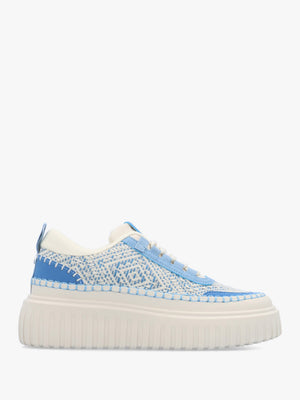 Barika Blue Chunky Flatform Trainers