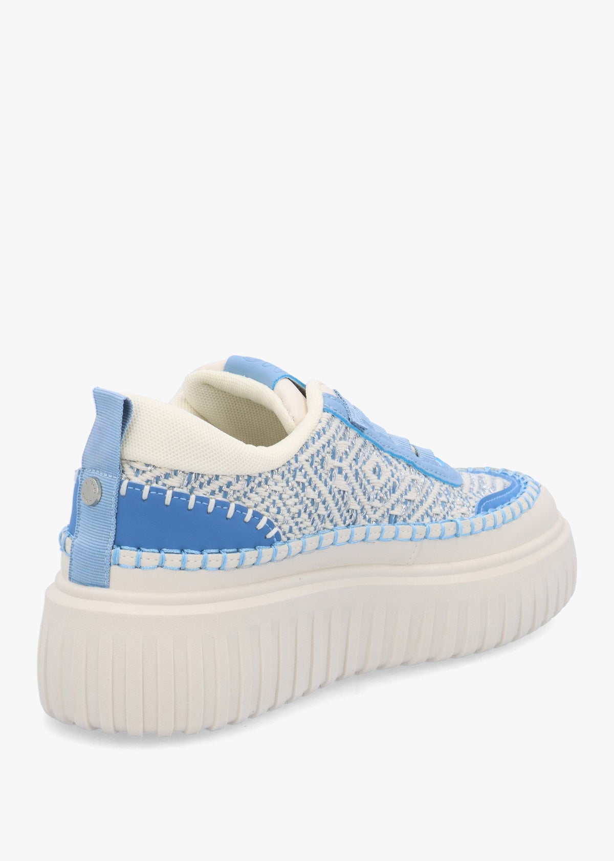 Barika Blue Chunky Flatform Trainers