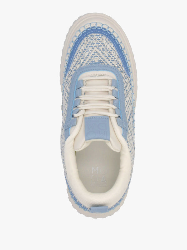 Barika Blue Chunky Flatform Trainers