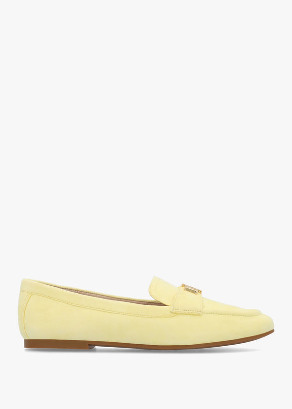 Averi III Lemon Sorbet Suede Loafers
