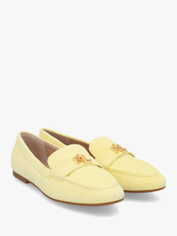 Averi III Lemon Sorbet Suede Loafers