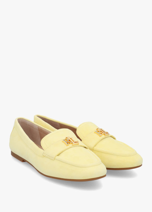 Averi III Lemon Sorbet Suede Loafers