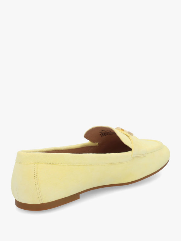 Averi III Lemon Sorbet Suede Loafers