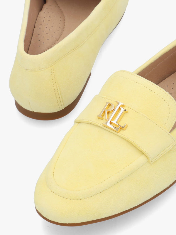 Averi III Lemon Sorbet Suede Loafers