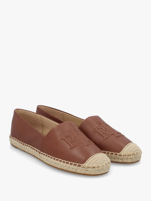 Cameryn Lauren Tan Nappa Leather Espadrilles