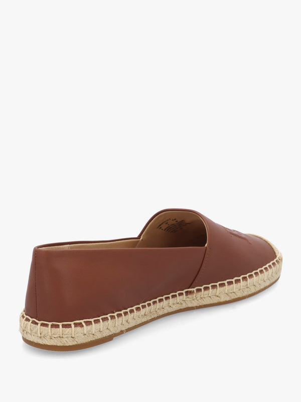 Cameryn Lauren Tan Nappa Leather Espadrilles