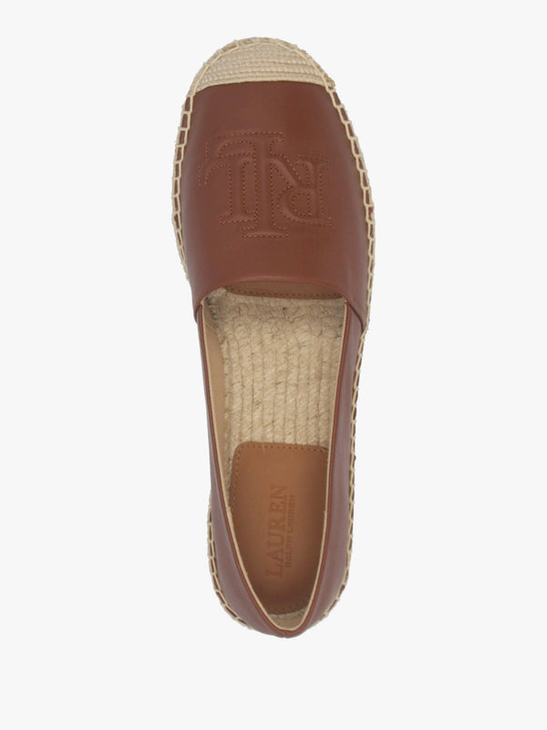 Cameryn Lauren Tan Nappa Leather Espadrilles