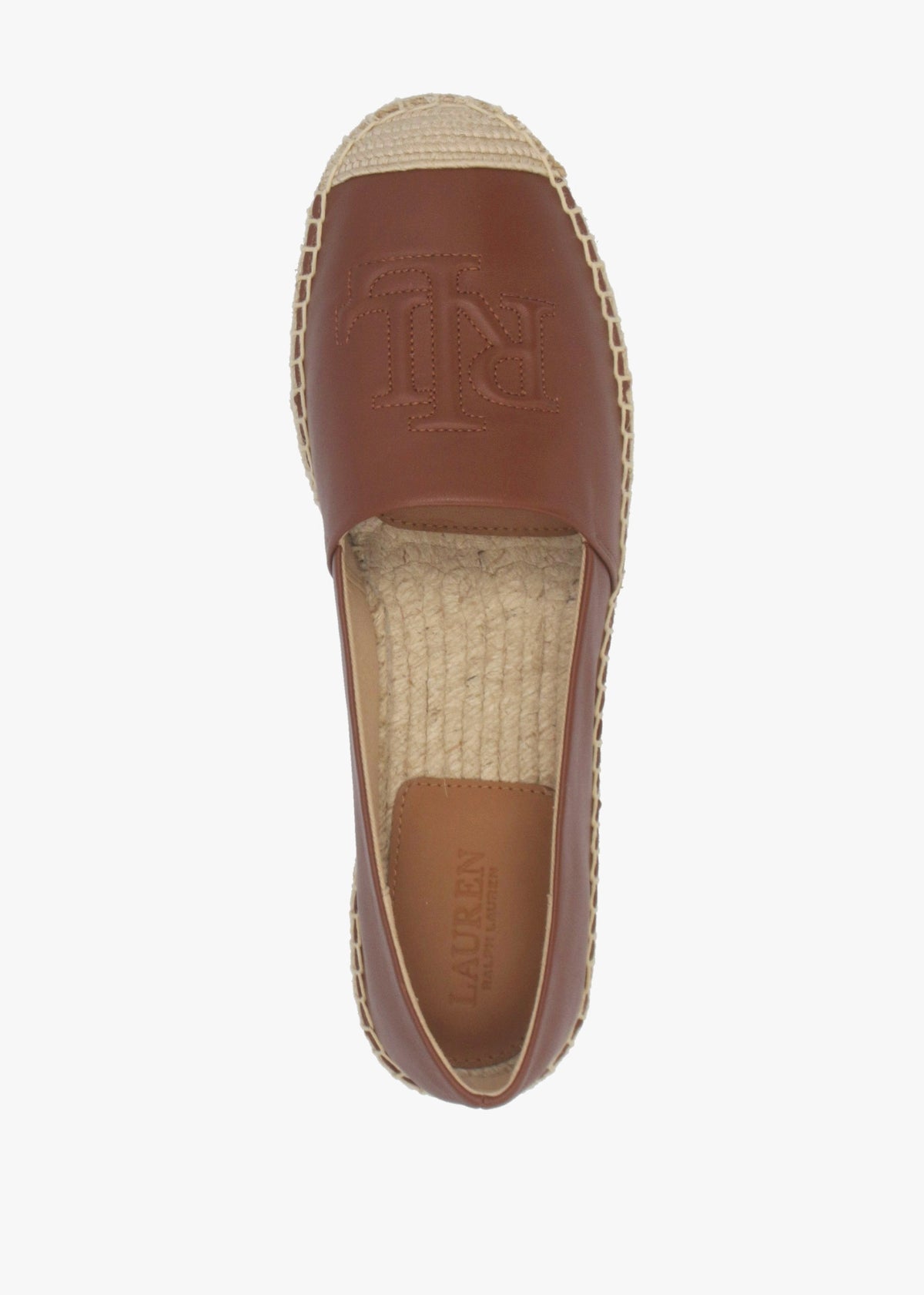 Cameryn Lauren Tan Nappa Leather Espadrilles