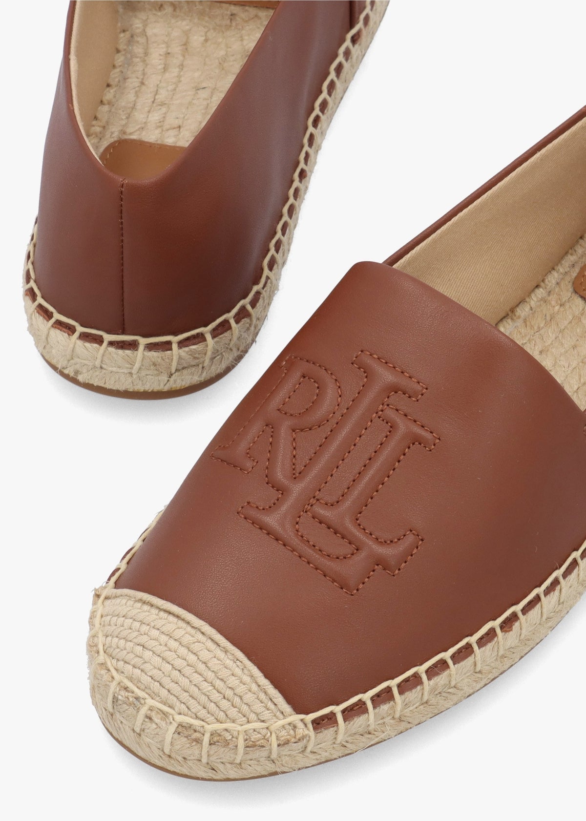 Cameryn Lauren Tan Nappa Leather Espadrilles