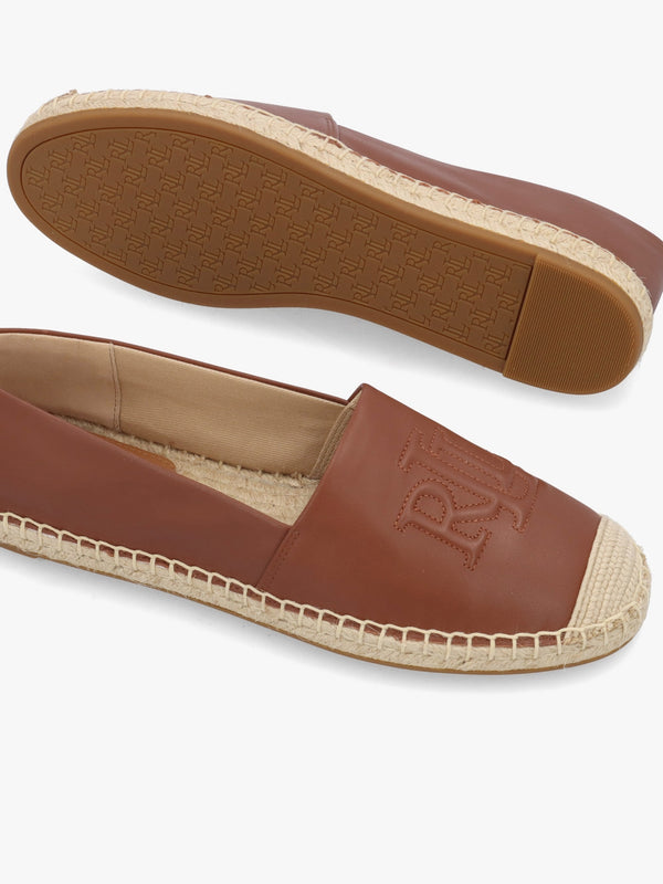 Cameryn Lauren Tan Nappa Leather Espadrilles
