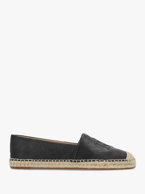 Cameryn Lauren Black Nappa Leather Espadrilles