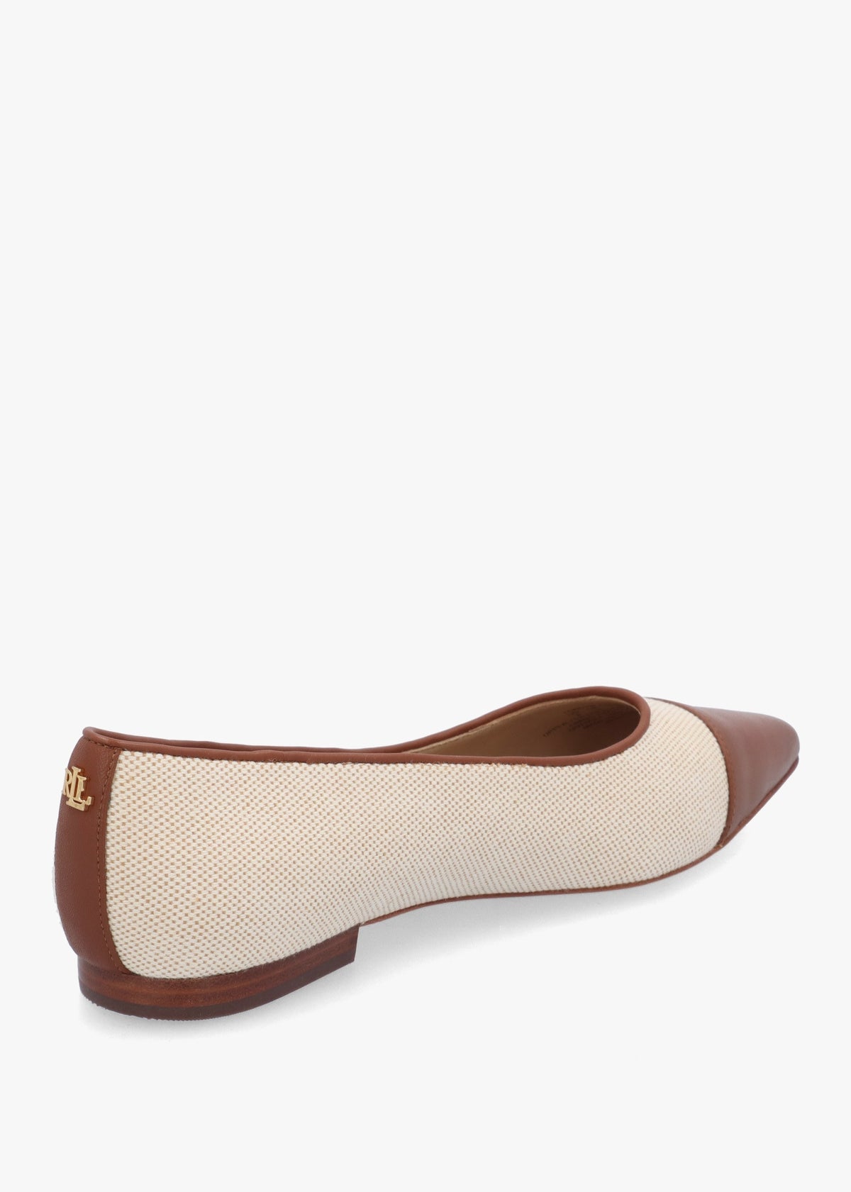 Londyn Bow Natural Lauren Tan Ballerina Pumps