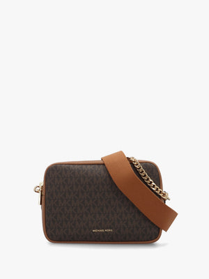 Bryant Brown Acorn Signature Logo Double Zip Camera Cross-Body Bag