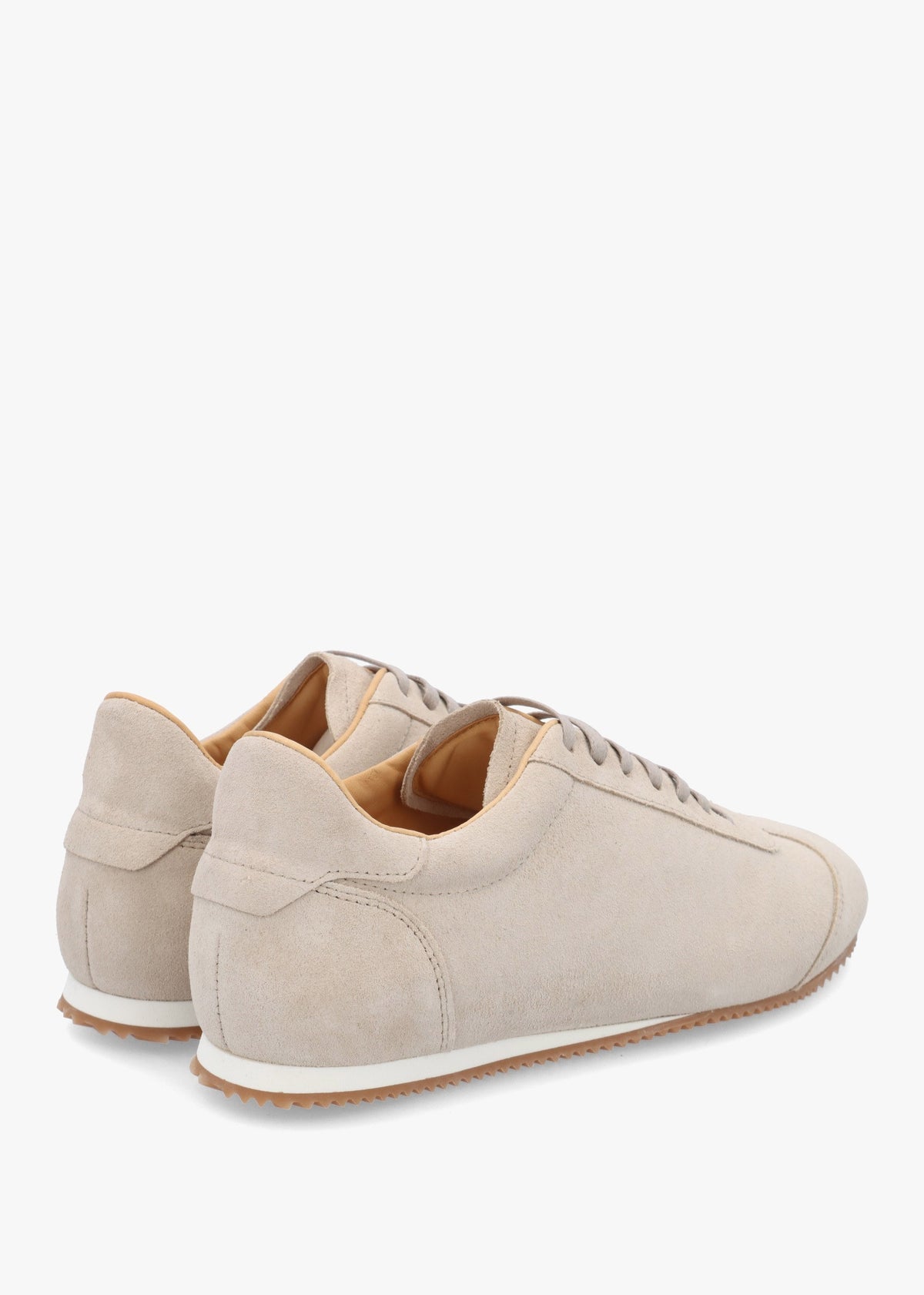 Vantage Taupe Suede Super Low-Profile Trainers