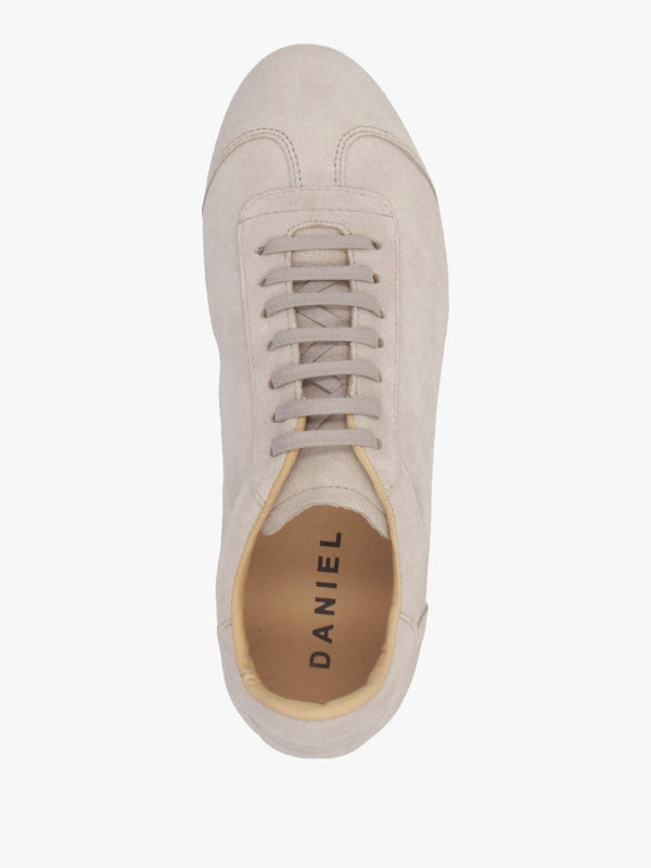 Vantage Taupe Suede Super Low-Profile Trainers