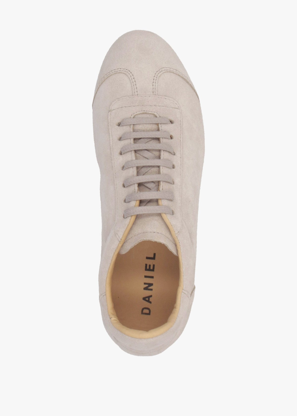 Vantage Taupe Suede Super Low-Profile Trainers
