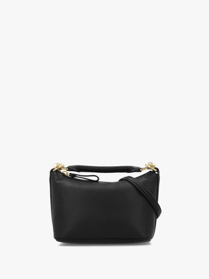 Blaike Mini Black Leather Shoulder Bag