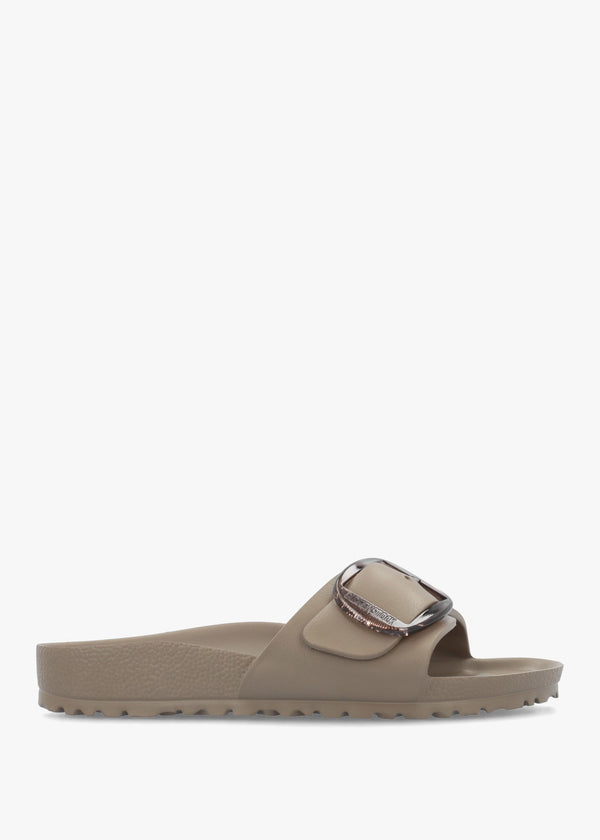 Madrid EVA Big Buckle Gray Taupe Mules