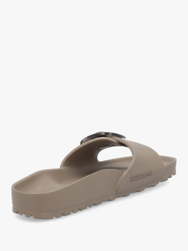 Madrid EVA Big Buckle Gray Taupe Mules
