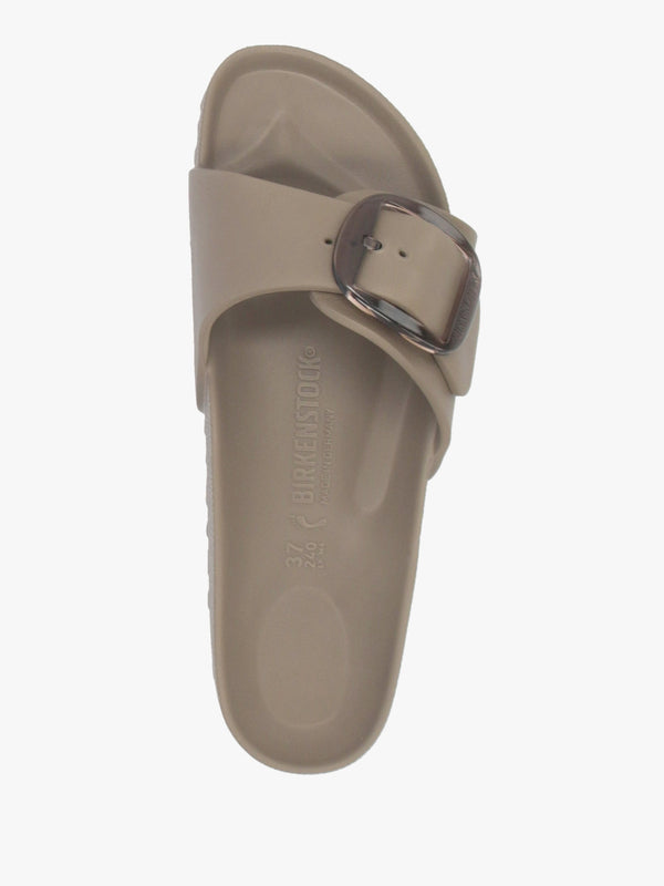 Madrid EVA Big Buckle Gray Taupe Mules