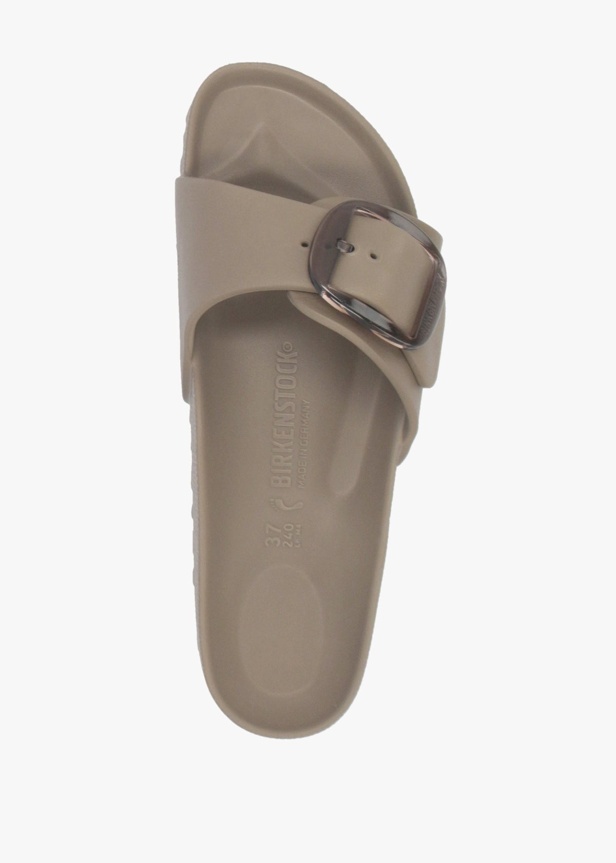 Madrid EVA Big Buckle Gray Taupe Mules
