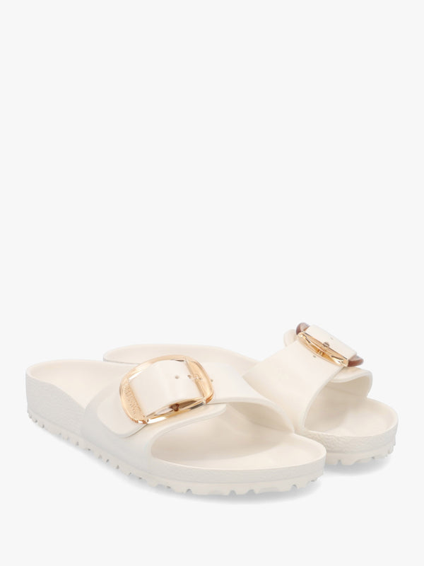 Madrid EVA Big Buckle Eggshell Mules