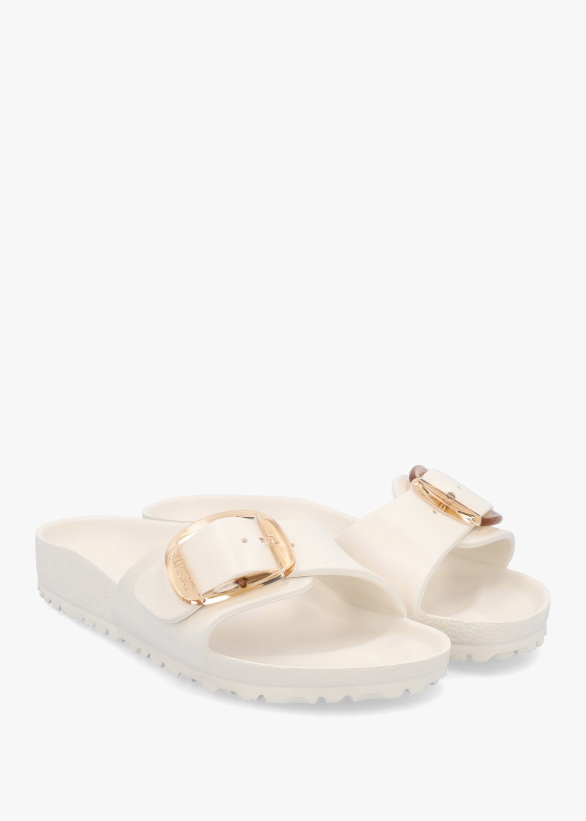 Madrid EVA Big Buckle Eggshell Mules