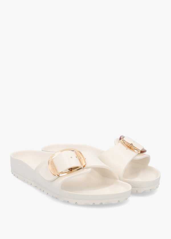 Madrid EVA Big Buckle Eggshell Mules