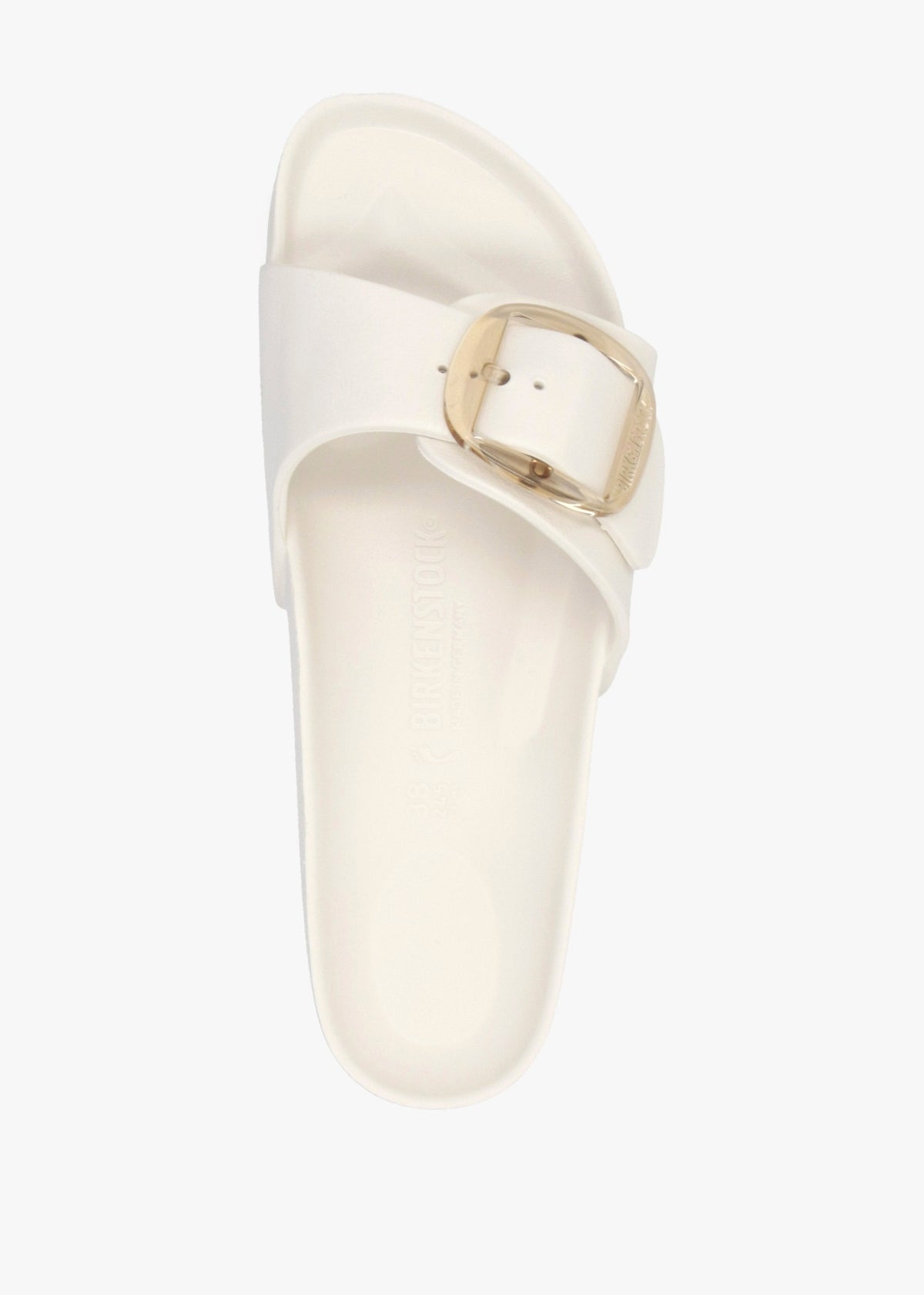 Madrid EVA Big Buckle Eggshell Mules