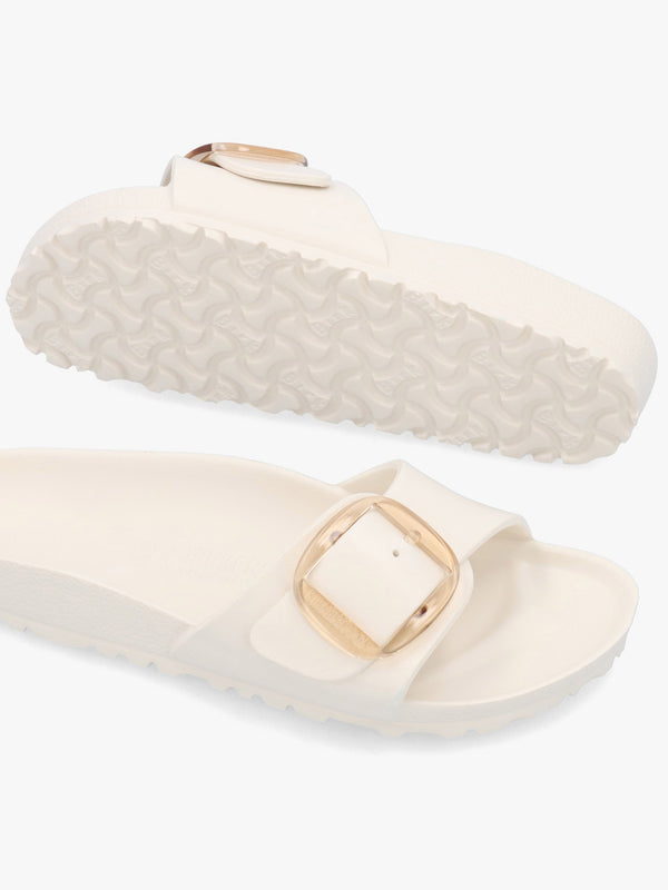 Madrid EVA Big Buckle Eggshell Mules
