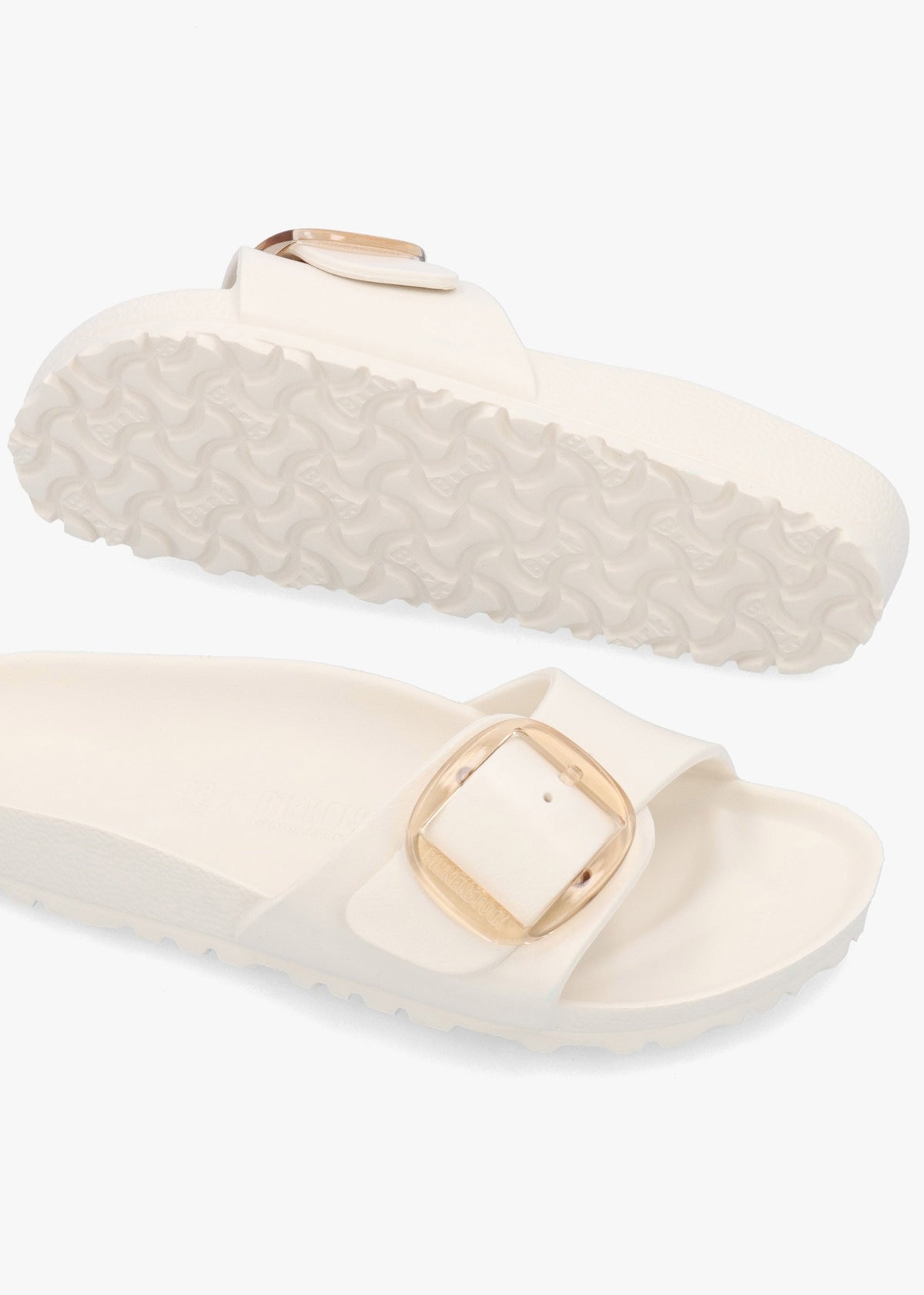 Madrid EVA Big Buckle Eggshell Mules