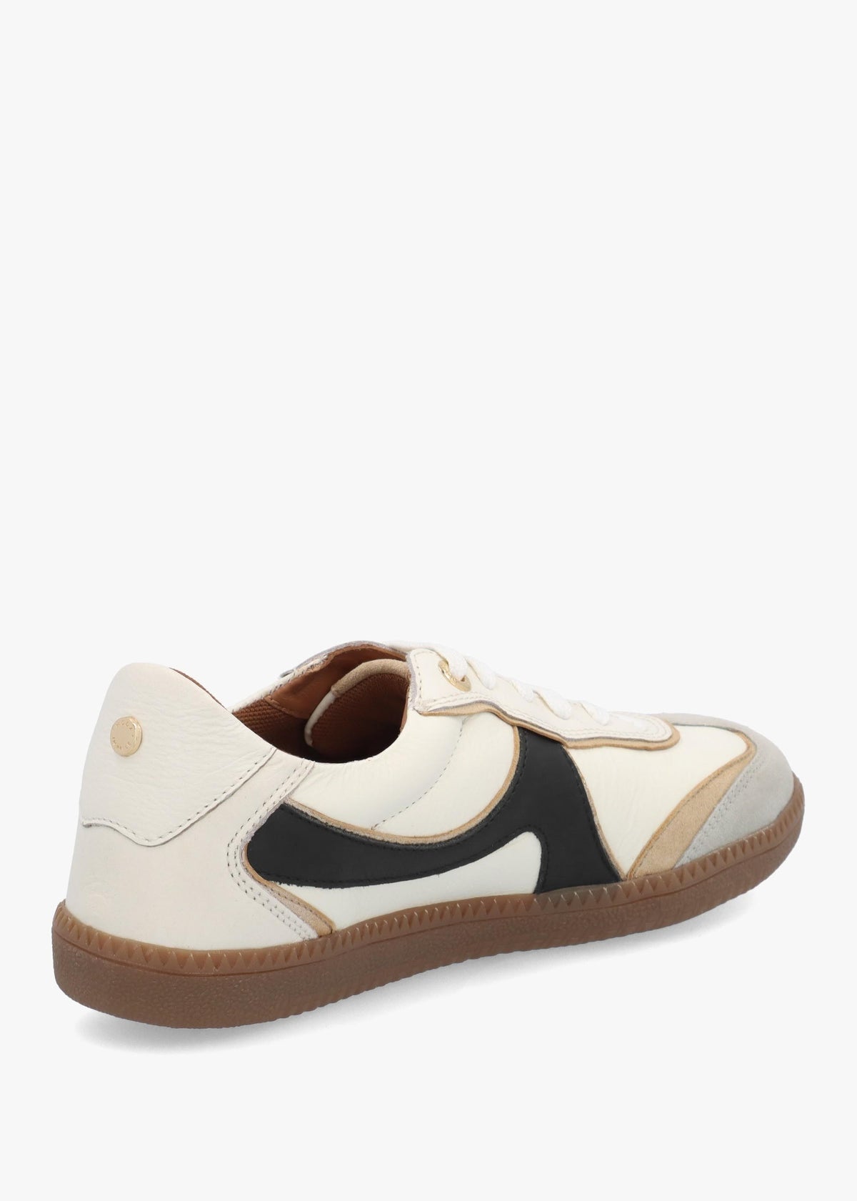Brioni Cream Multi Leather Low Profile Trainers
