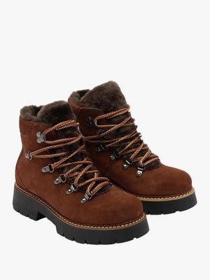 Bowston Rust Suede Hiker Boots