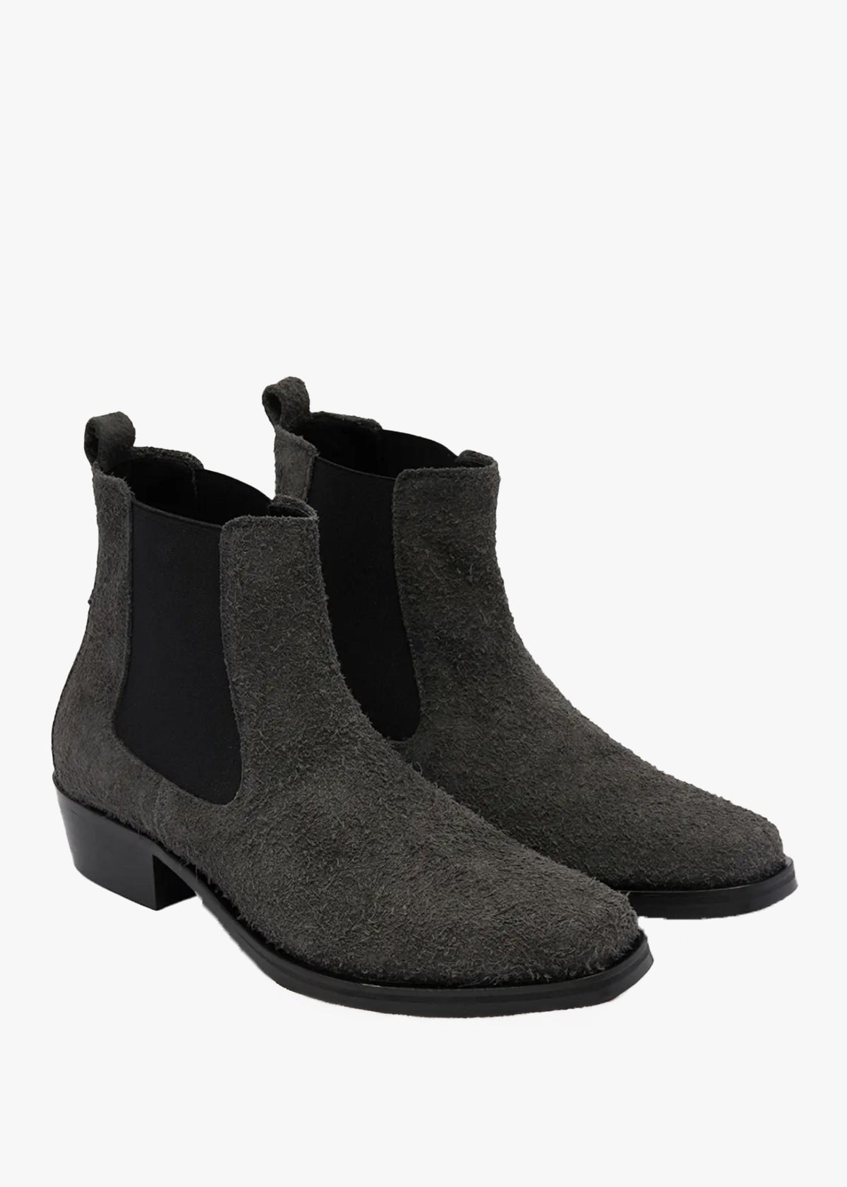 Men's Brayton Grey Suede Western Chelsea Boots