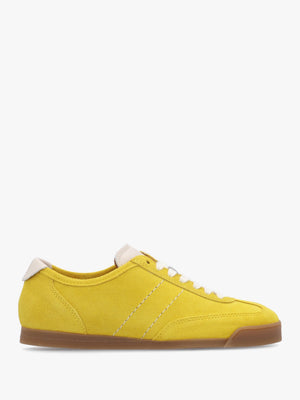 Women’s Budds Yellow Suede Low Top Trainers