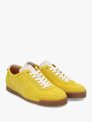 Women’s Budds Yellow Suede Low Top Trainers