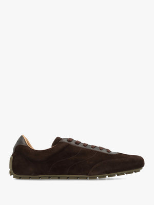 Men’s Clifton Brown Suede Low Profile Trainers