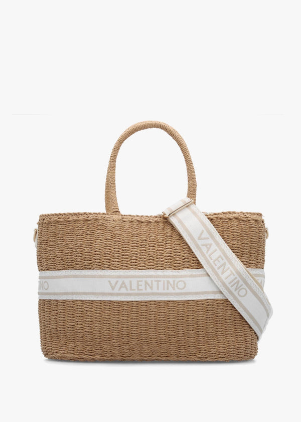 Boho Naturale Bianco Woven Shopper Bag