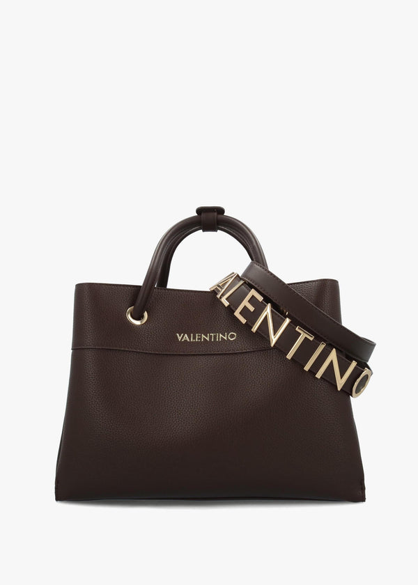 Alexia Mono Logo Strap Tote Bag