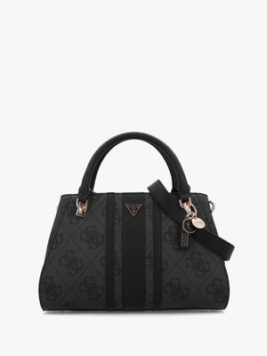 Noelle II Luxury Coal Logo Satchel Bag