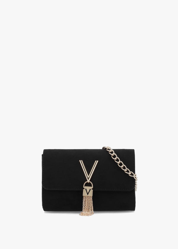 Divina Winter Black Shoulder Bag
