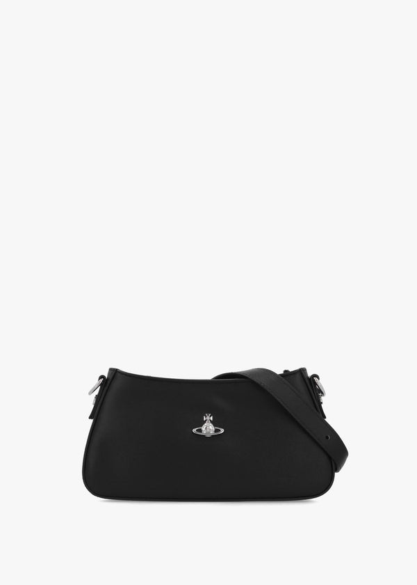 Tasha Black Shoulder Phone Bag