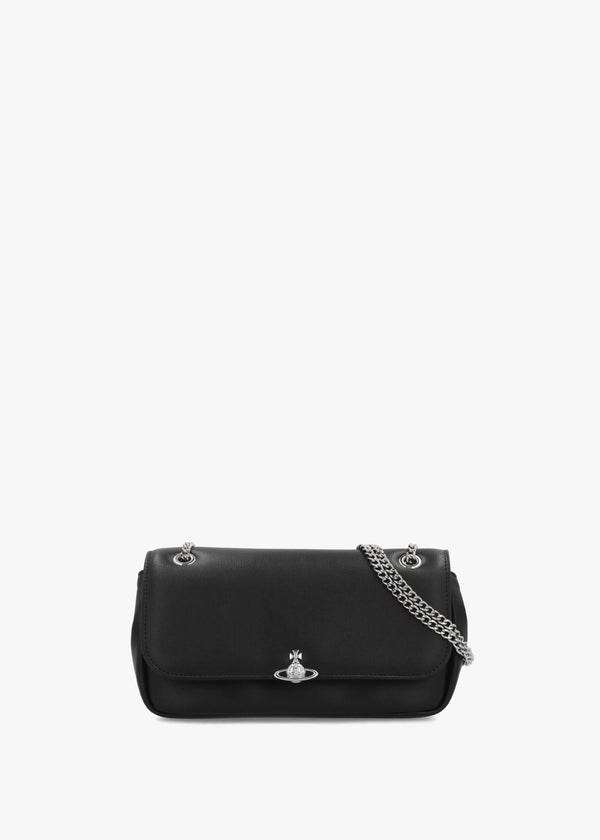 Chain Black Cross-Body Purse Bag